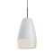 Besa Lighting Abu 12 Cord Pendant, White/Glitter, Bronze Finish, 1x9W LED 1JT-ABU12WH-LED-BR - alternate 1